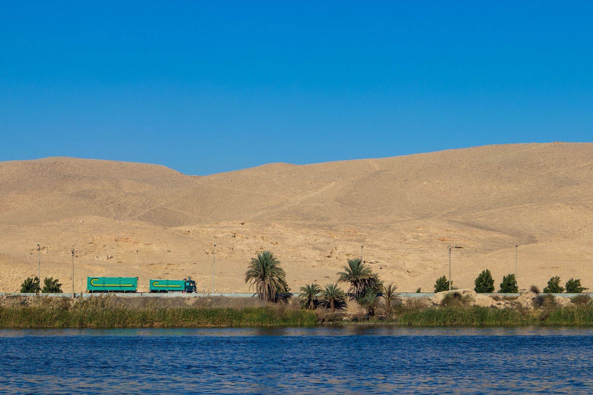 Wüste am Blauen Nil
