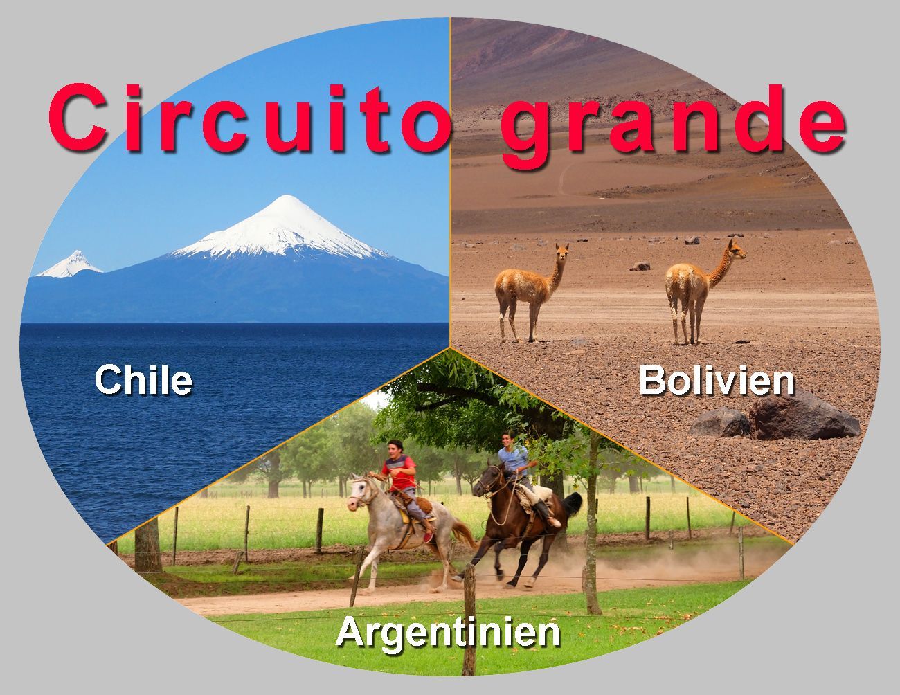 Circuito grande: Chile, Bolivien, Argentinien