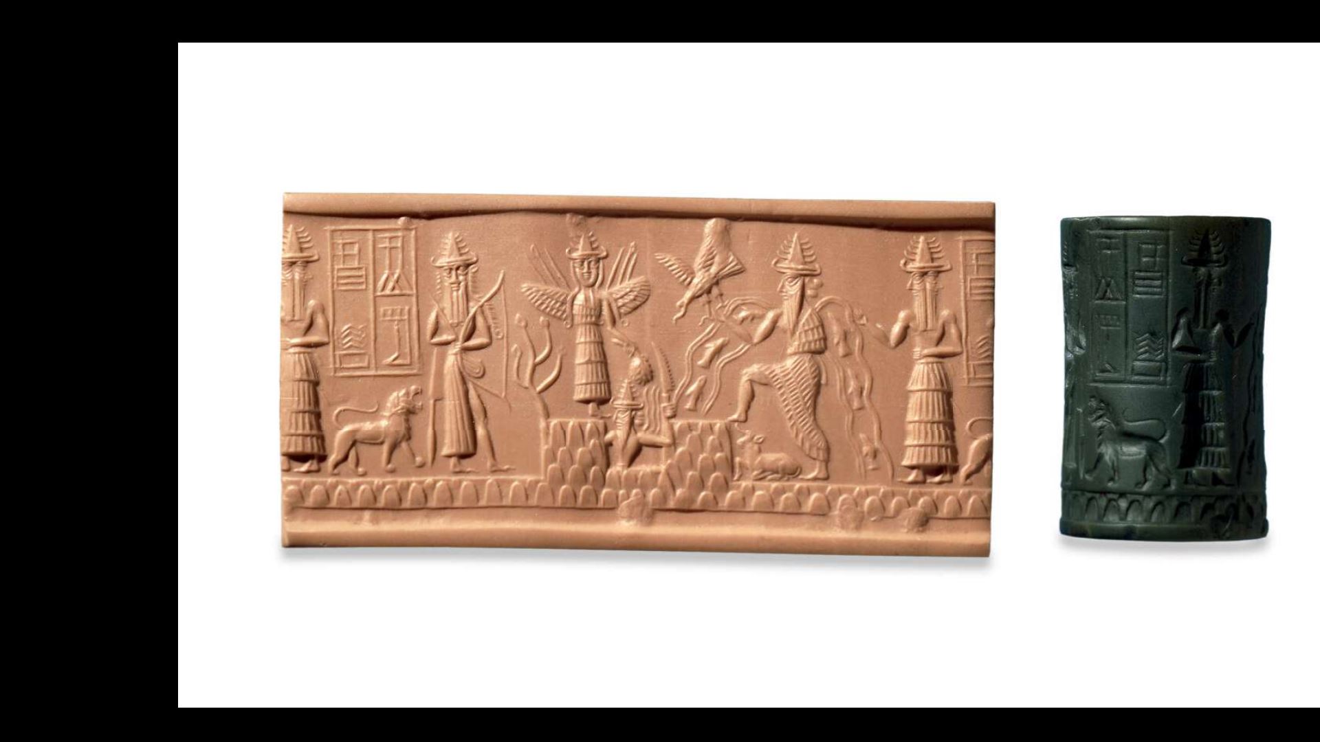 Das Adda-Siegel im British Museum (um 2300 v.d.Z.) im Anhang (c) The Trustees of the British Museum