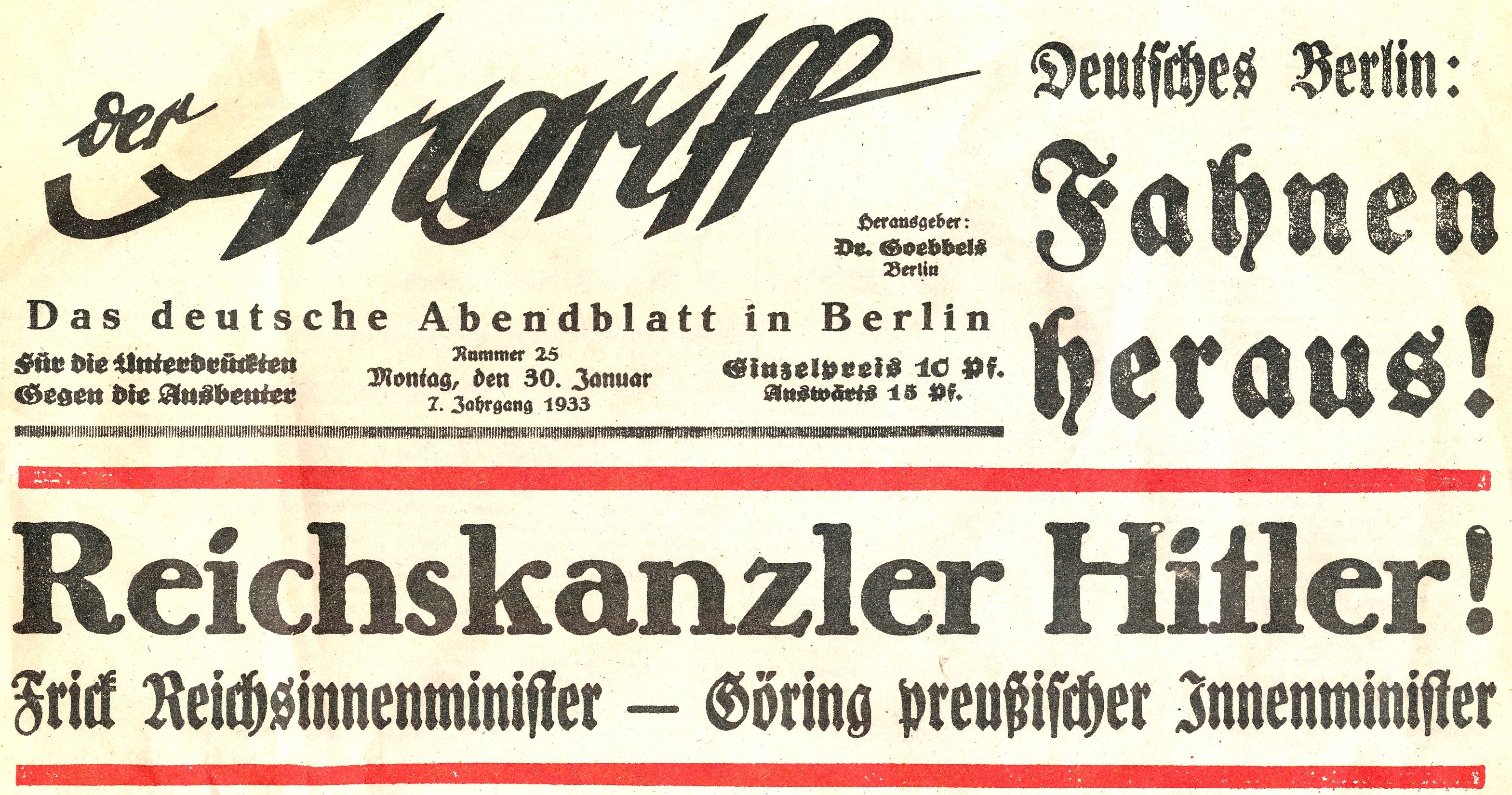 Hitlers Machtergreifung