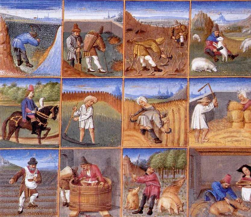 Bauern im Mittelalter